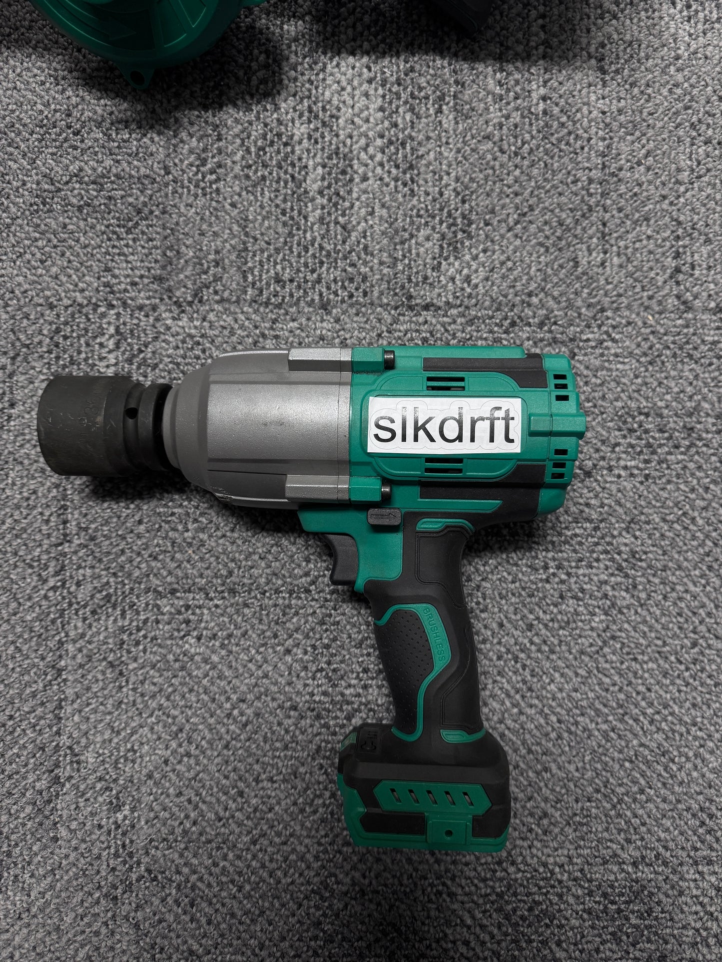 Slkdrft 20V Power Impact Wrench, Cordless Electric Wrench, Green