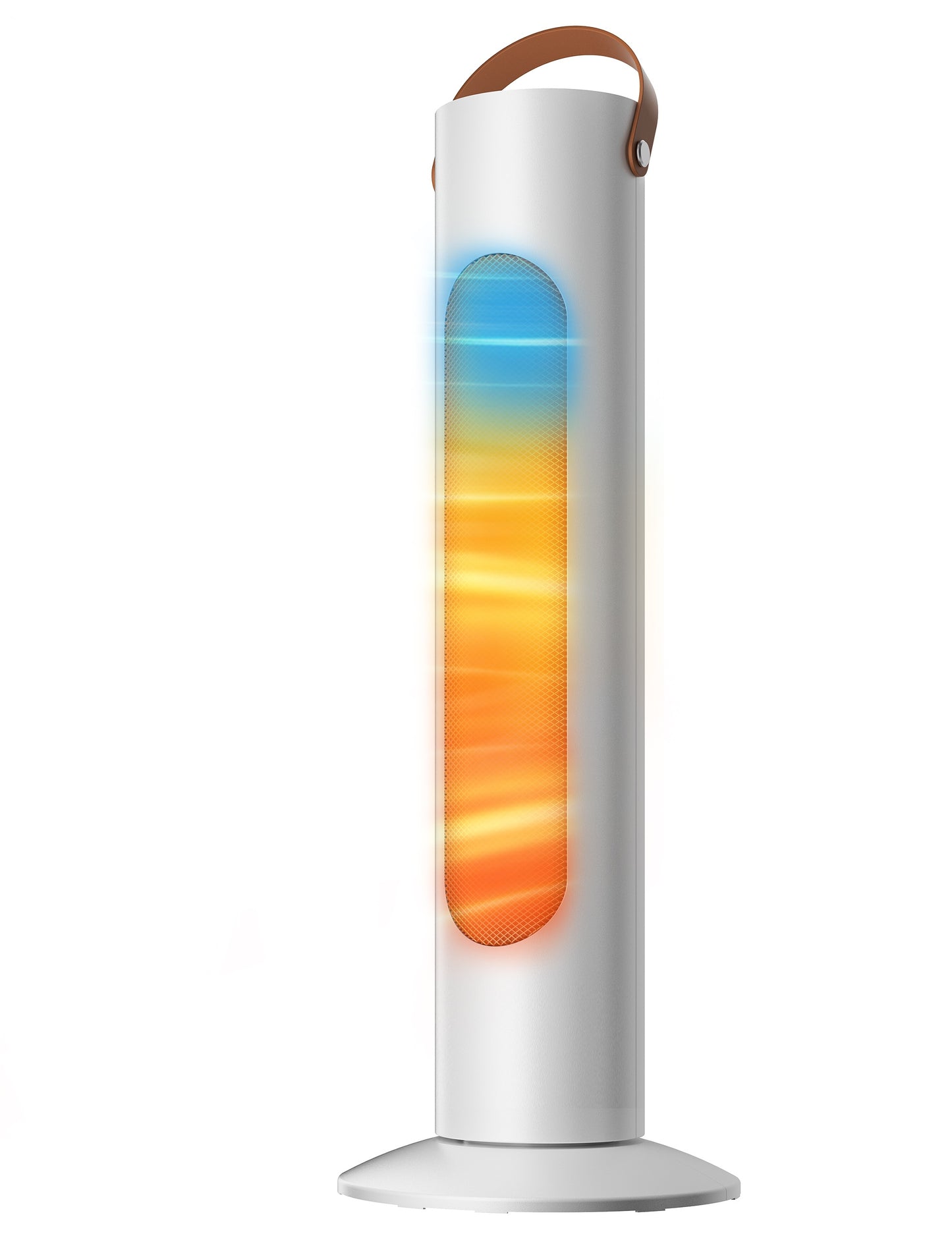 Electric Space Heaters for Indoor Use, 25" Portable Room Office Heater with 70°Oscillation, 1500W, 2 Heating & Fan Modes, 1S Instant Heating, Quiet Electric Heater for Garage Bedroom Large Room, White